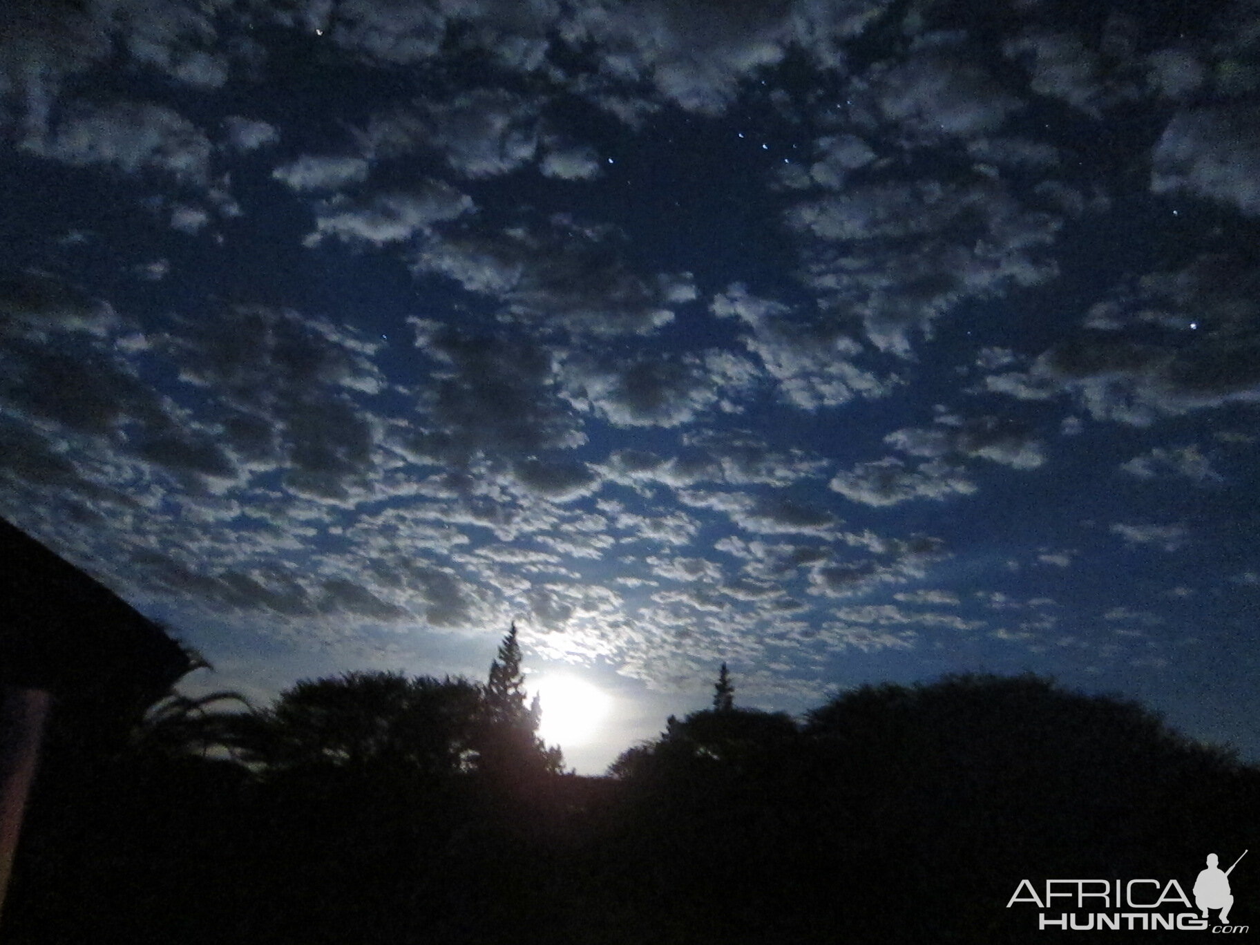 Namibia at night