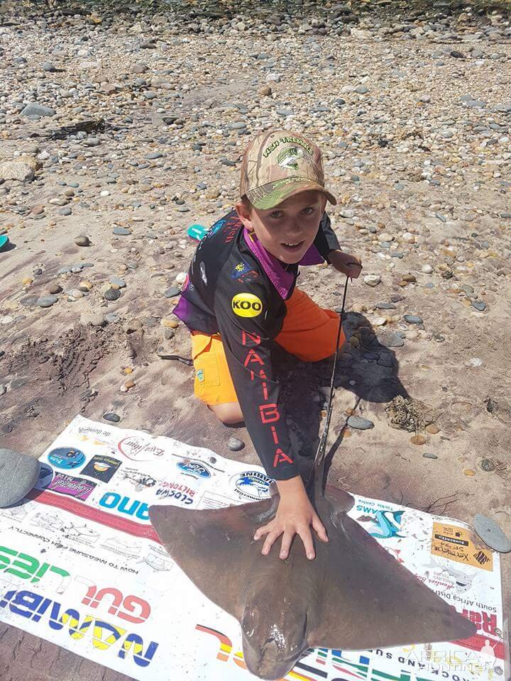 Namibia Fishing Bullray Sand Shark