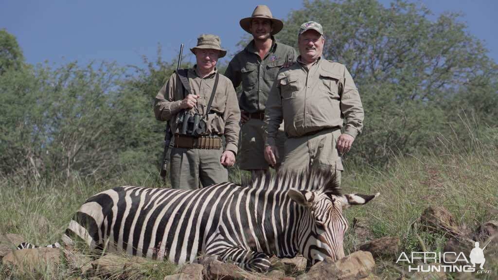 Namibia Hunt Hartmann's Mountain Zebra