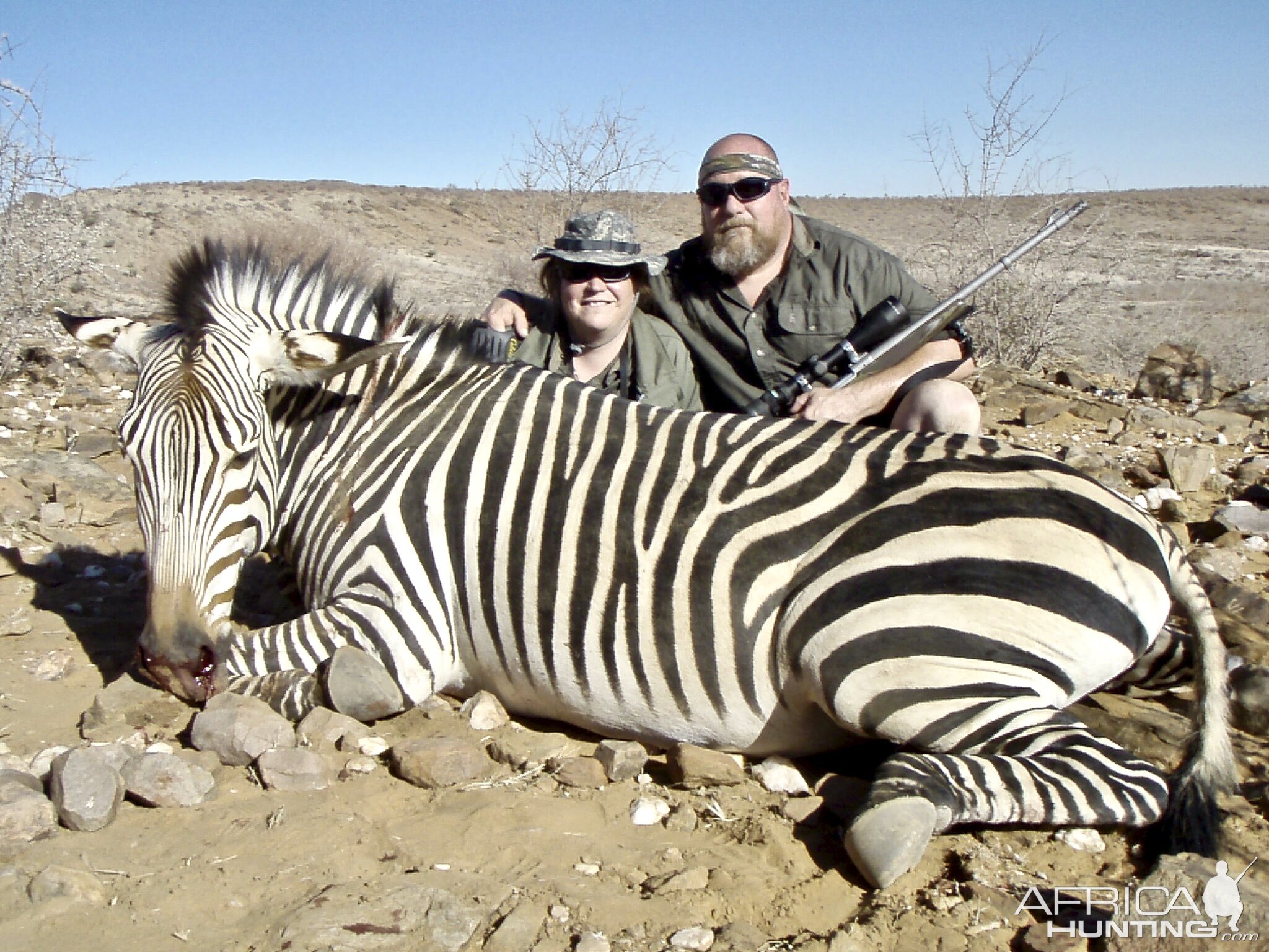 Namibia Hunt Hartmann's Mountain Zebra