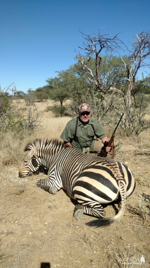 Namibia Hunting Hartmann Mountain Zebra