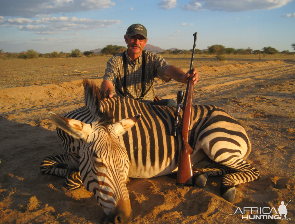 Namibia Hunting Hartmann's Mountain Zebra