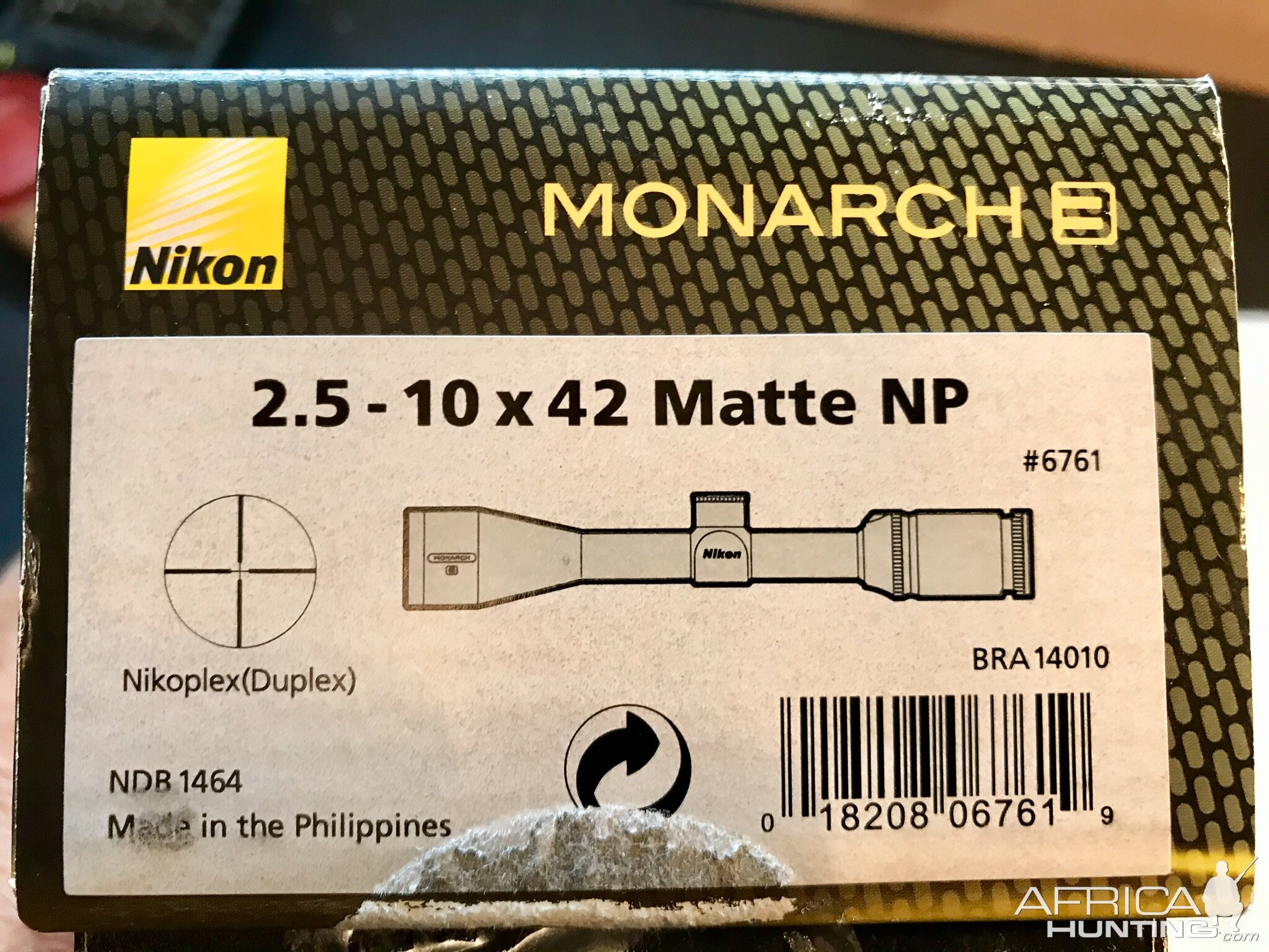 Nikon Monarch3 2.5x10x42 Riflescope