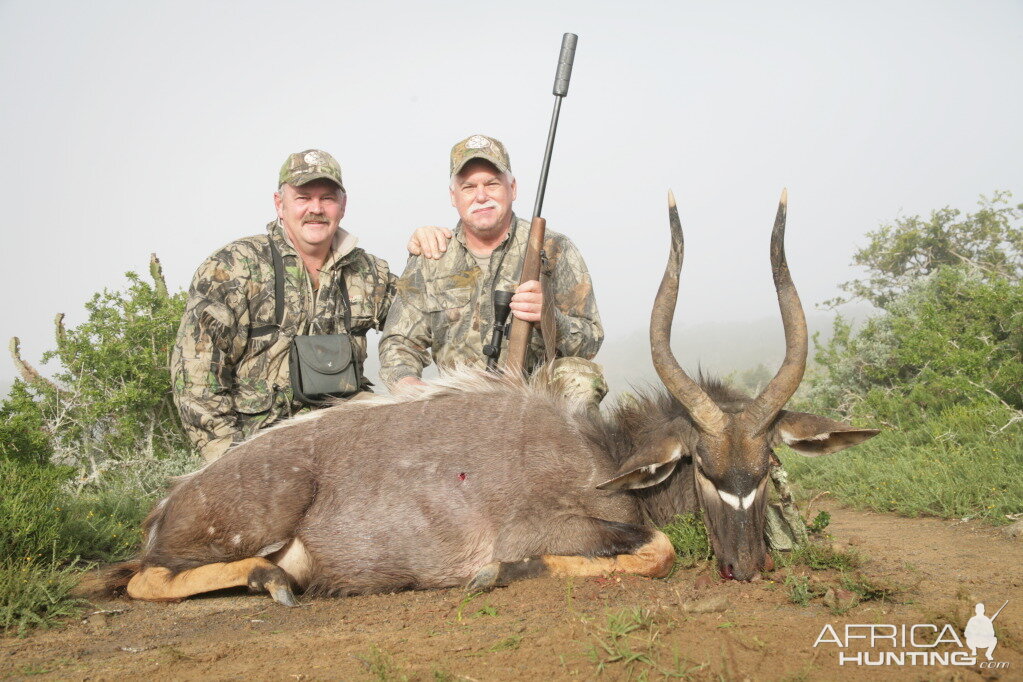 Nyala hunted with KMG Hunting Safaris in the Eastern Cape