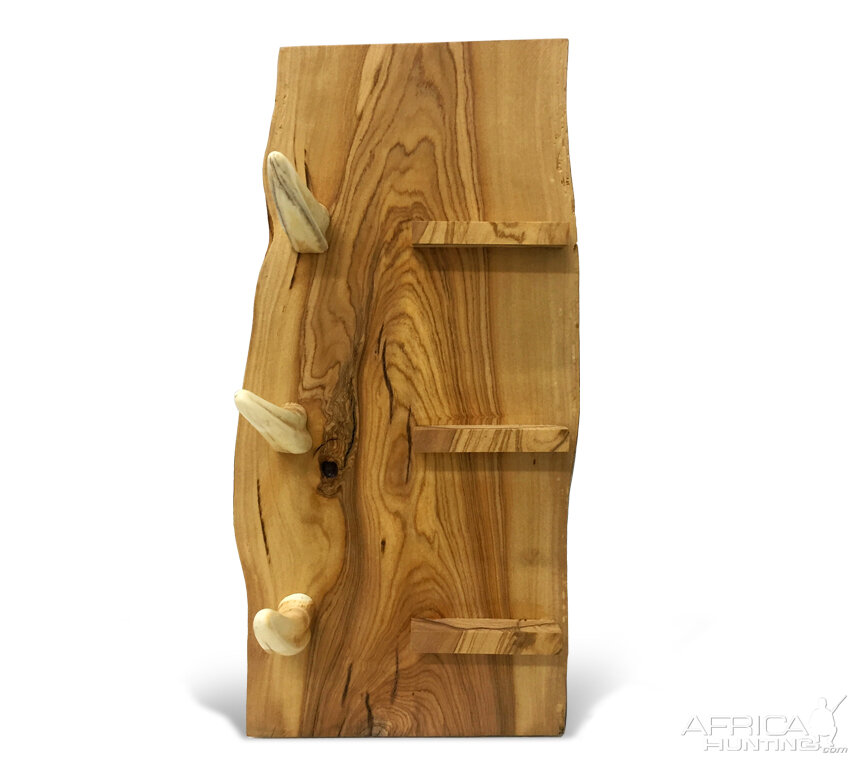 Olivewood 3-Knife Display