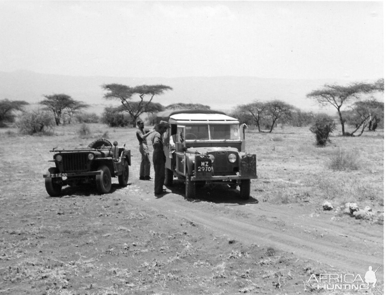 On the way to Ngorongoro Tanzania 1961