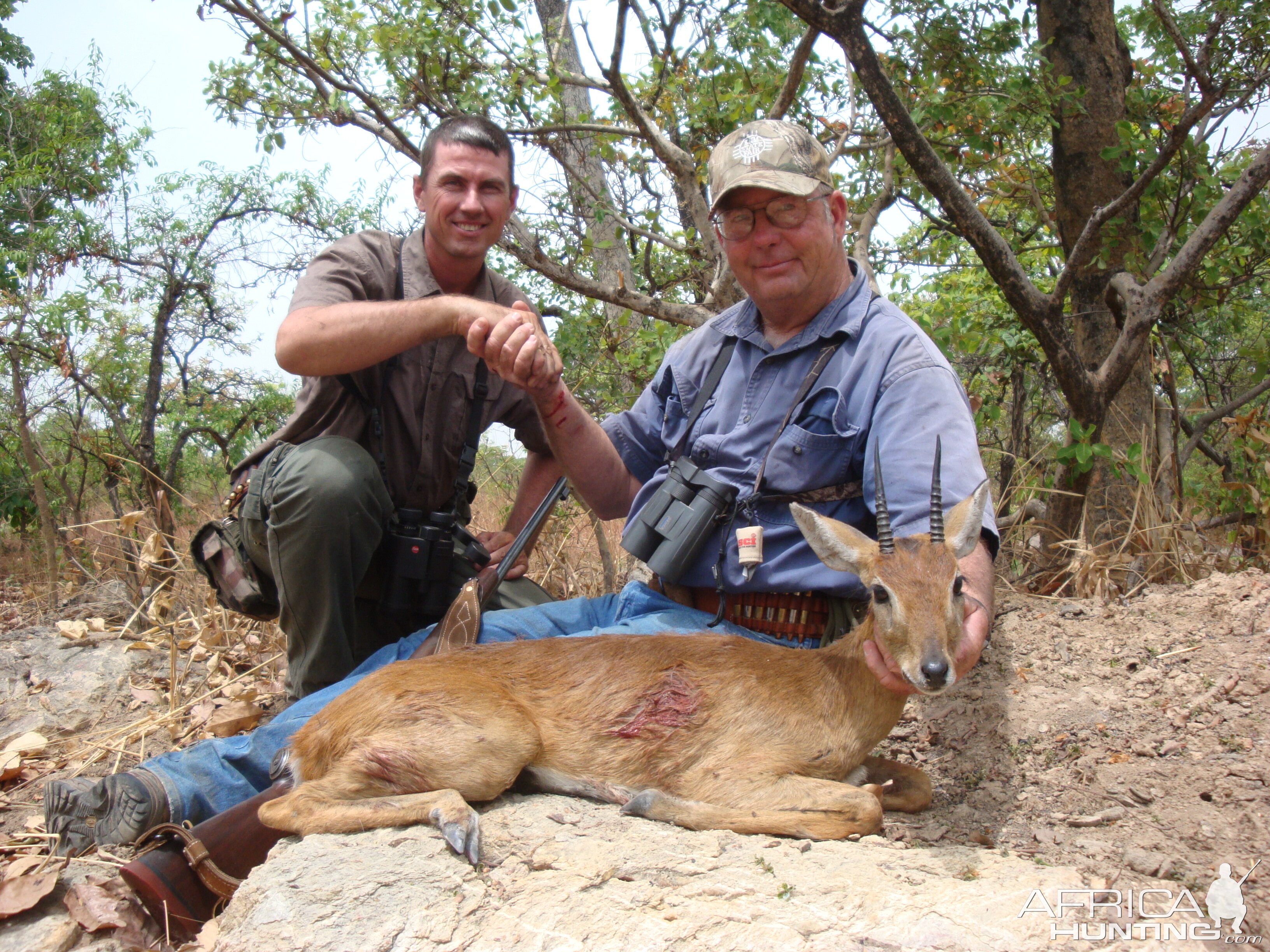 Oribi hunted in CAR with Central African Wildlife Adventures