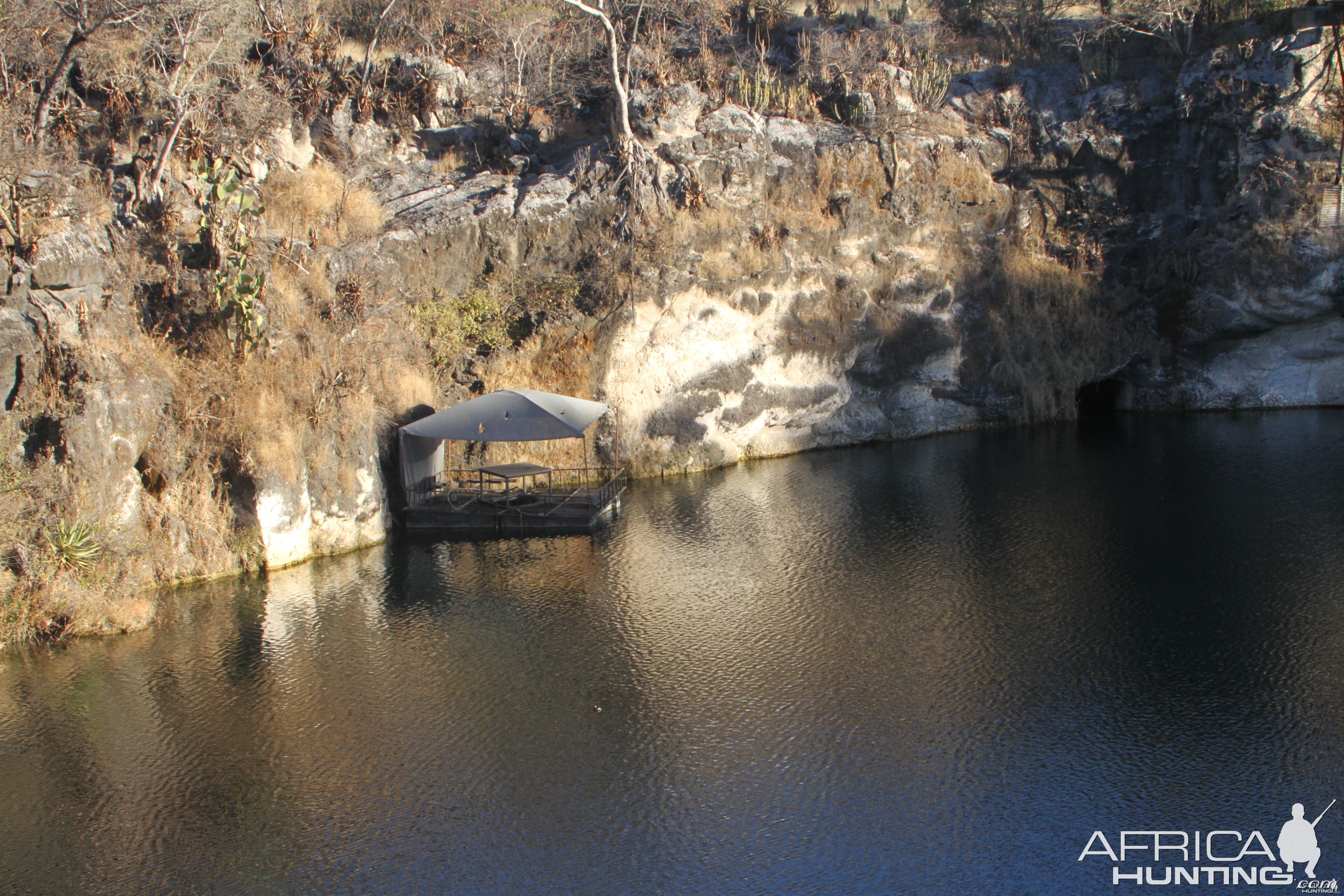 Otjikoto Lake in Namibia