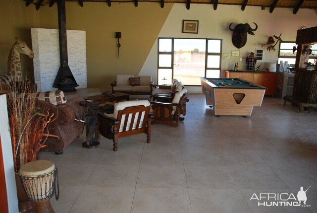 Our Namibian Accommodation Entertainment Area