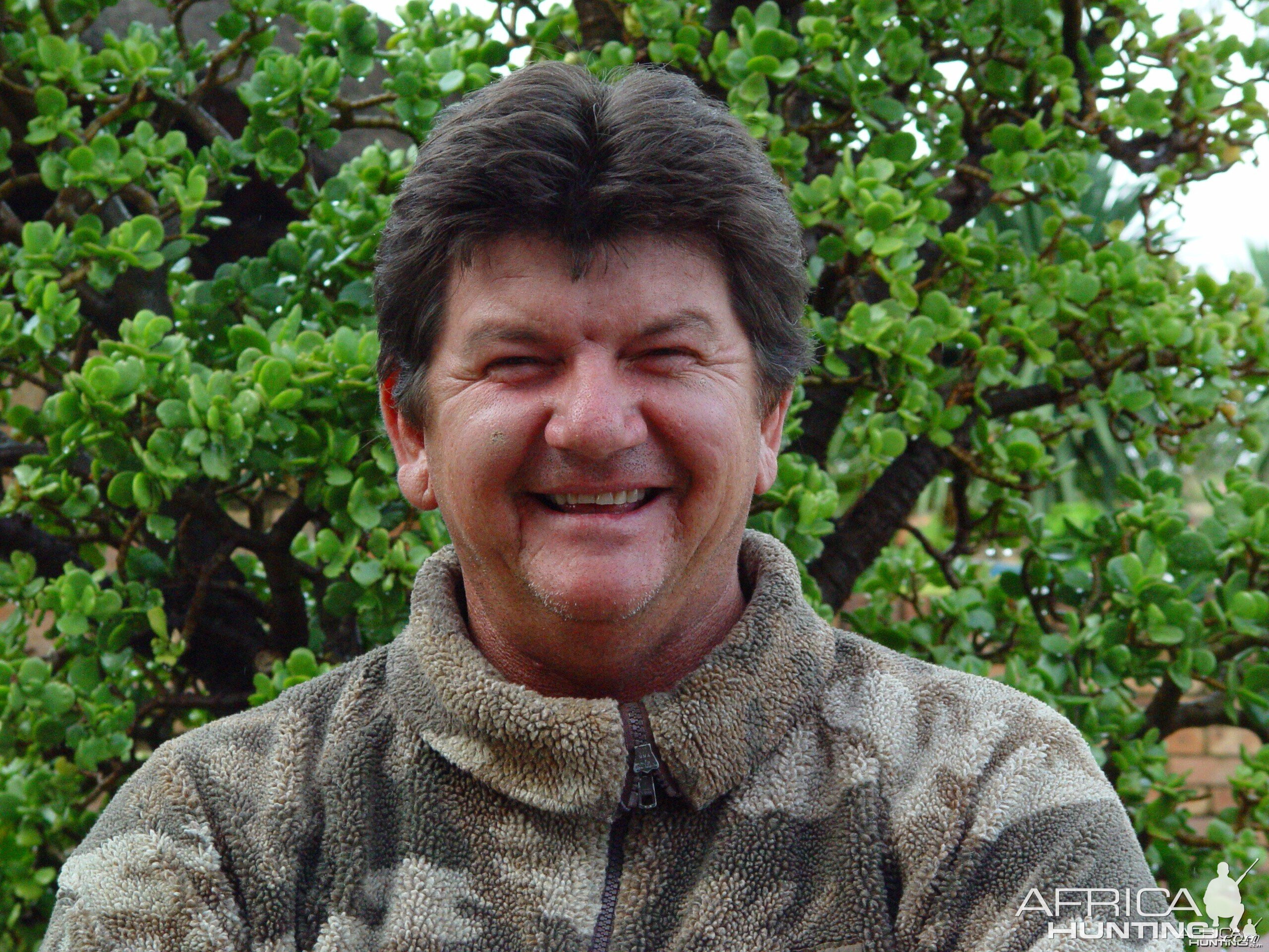 PH Johnny Vivier with Wintershoek Johnny Vivier Safaris in South Africa