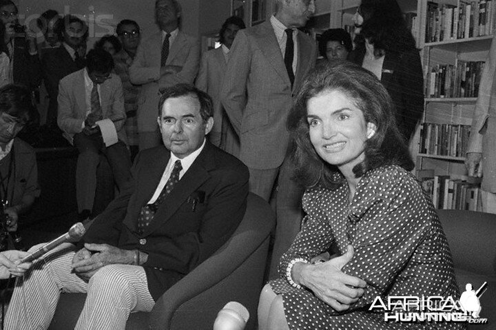 Portrait of Jacqueline Kennedy Onassis with Patrick Hemingway, 1945