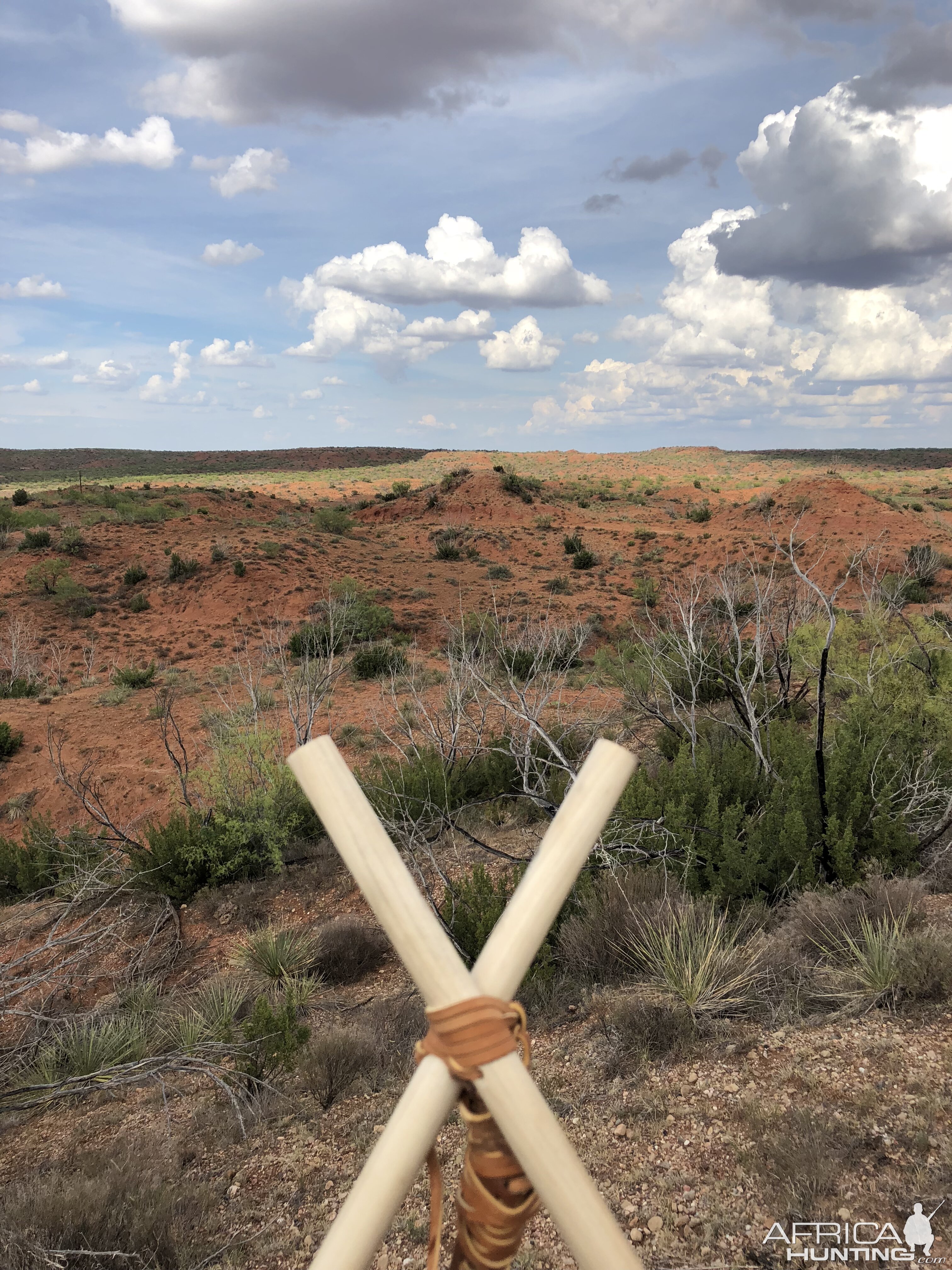 Practicing of Shooting Sticks