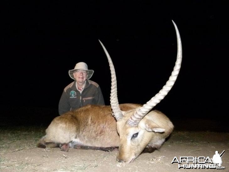 Red Lechwe hunted with Hartzview Hunting Safaris