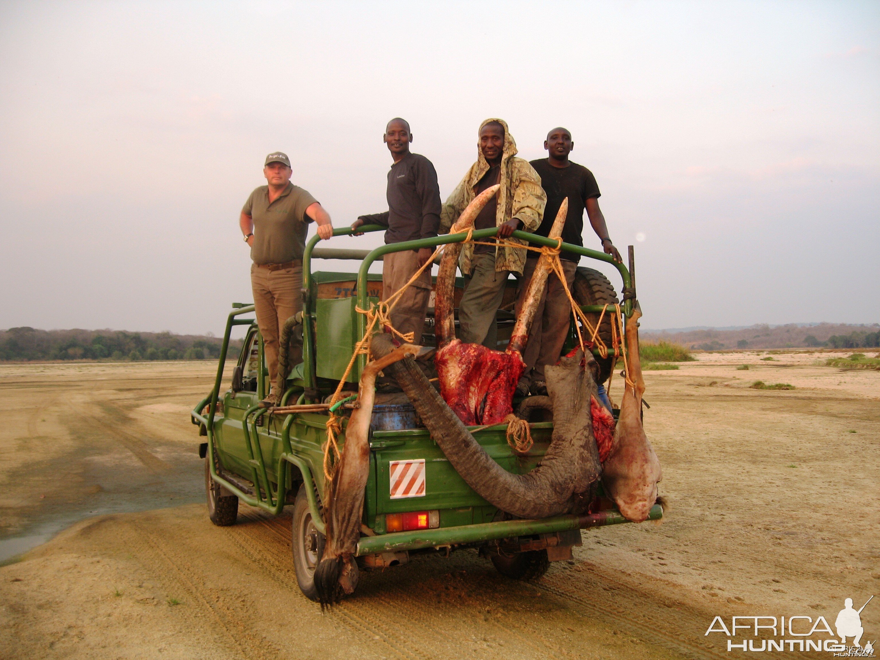 Return to camp with the trophy... Tanzania