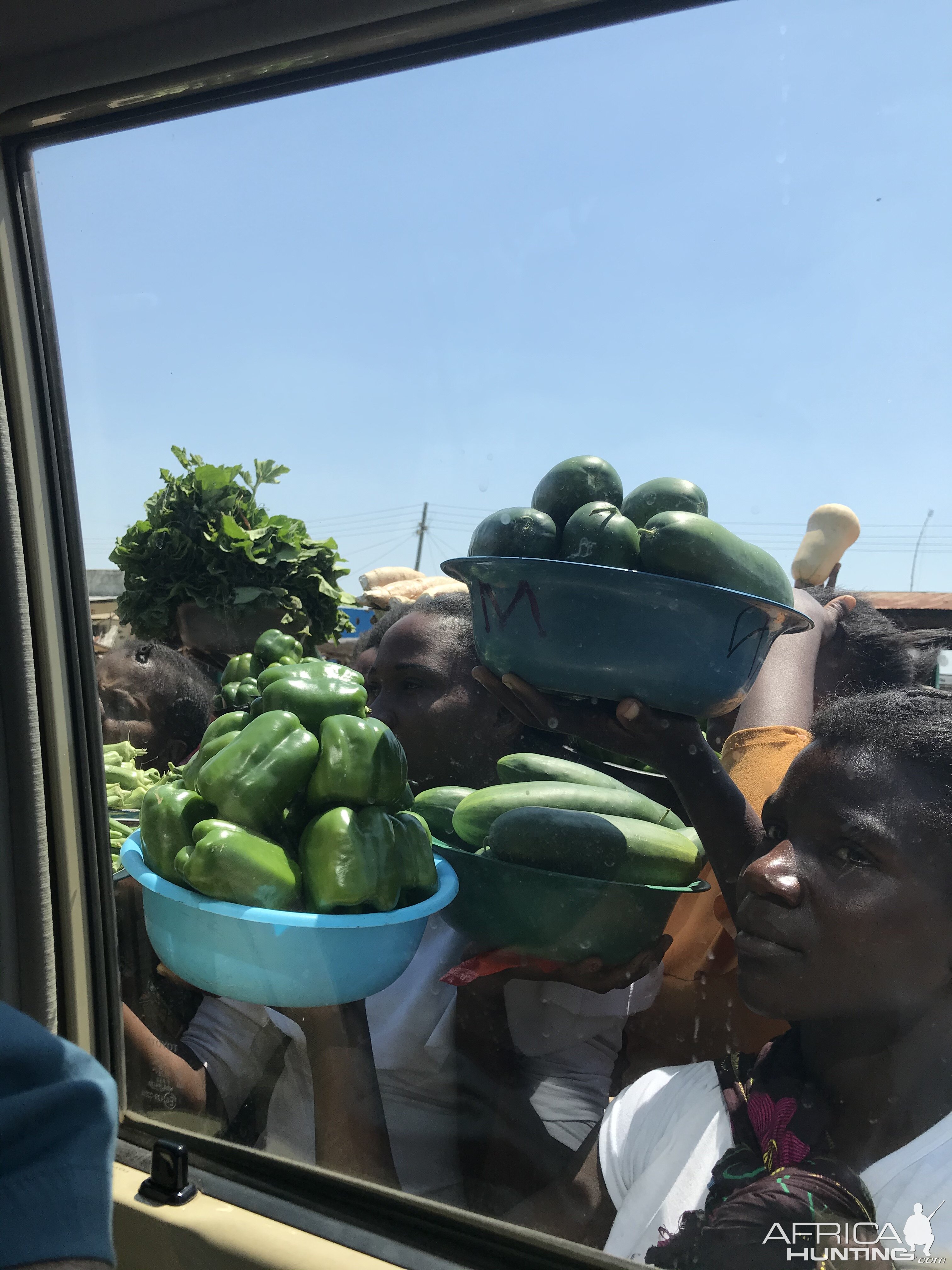 Roadside shopping opportunities in Zambia