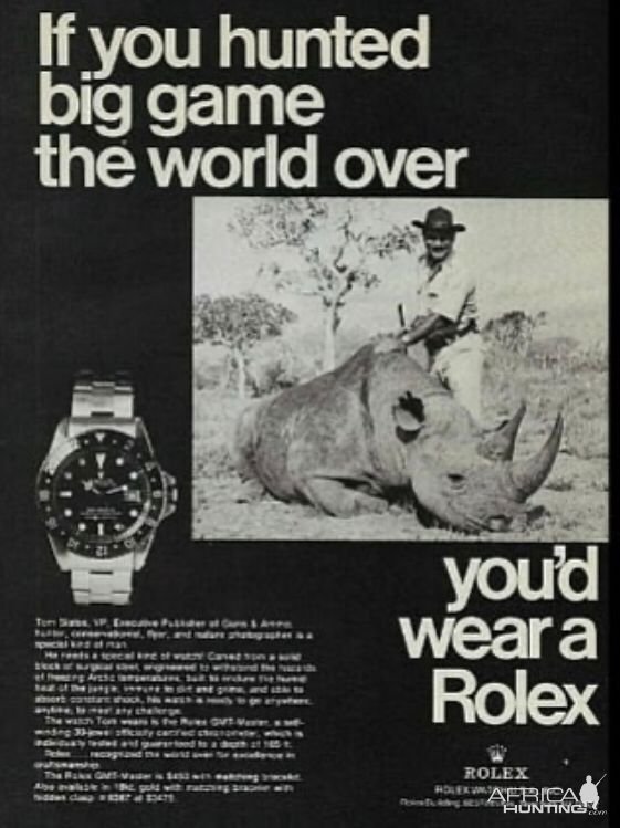 Rolex Hunting Advert