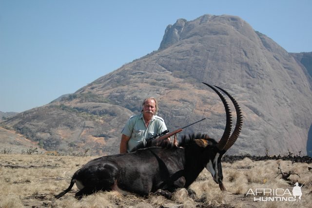 Roosevelt Sable Bull Hunt Niassa Mozambique