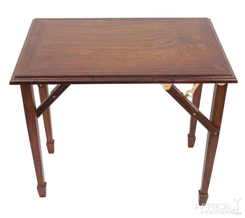 Rosewood Kruger Folding Table from African Sporting Creations