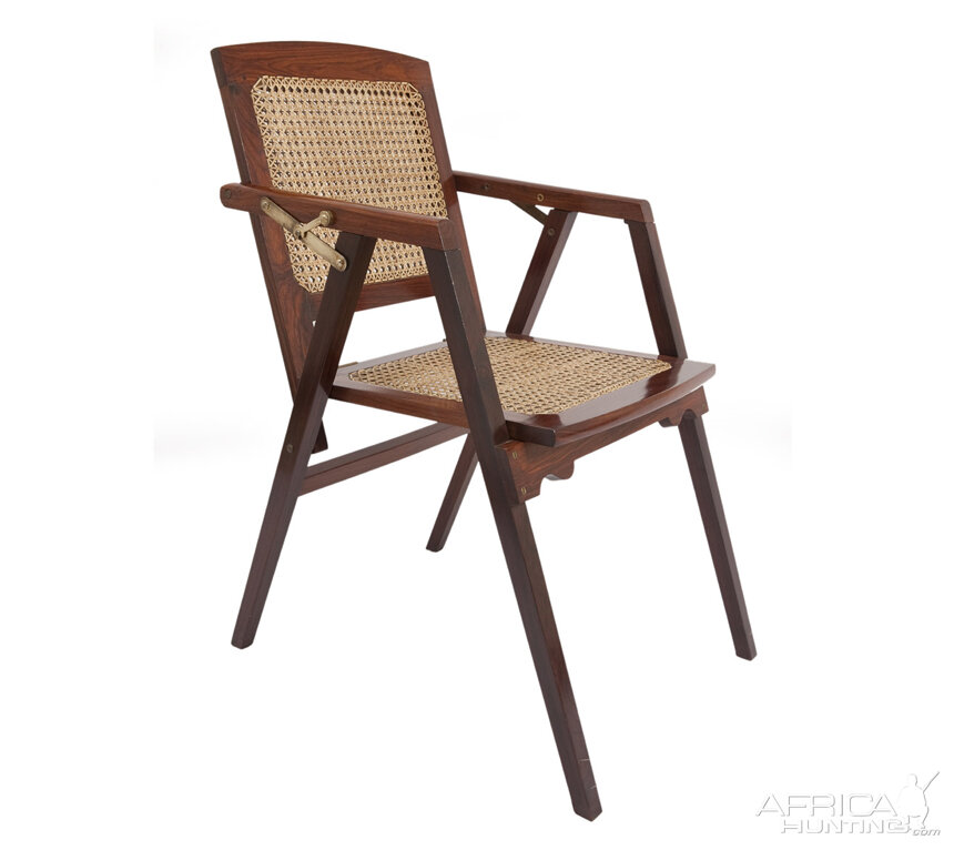 Rosewood Maasai Folding Chair from African Sporting Creations