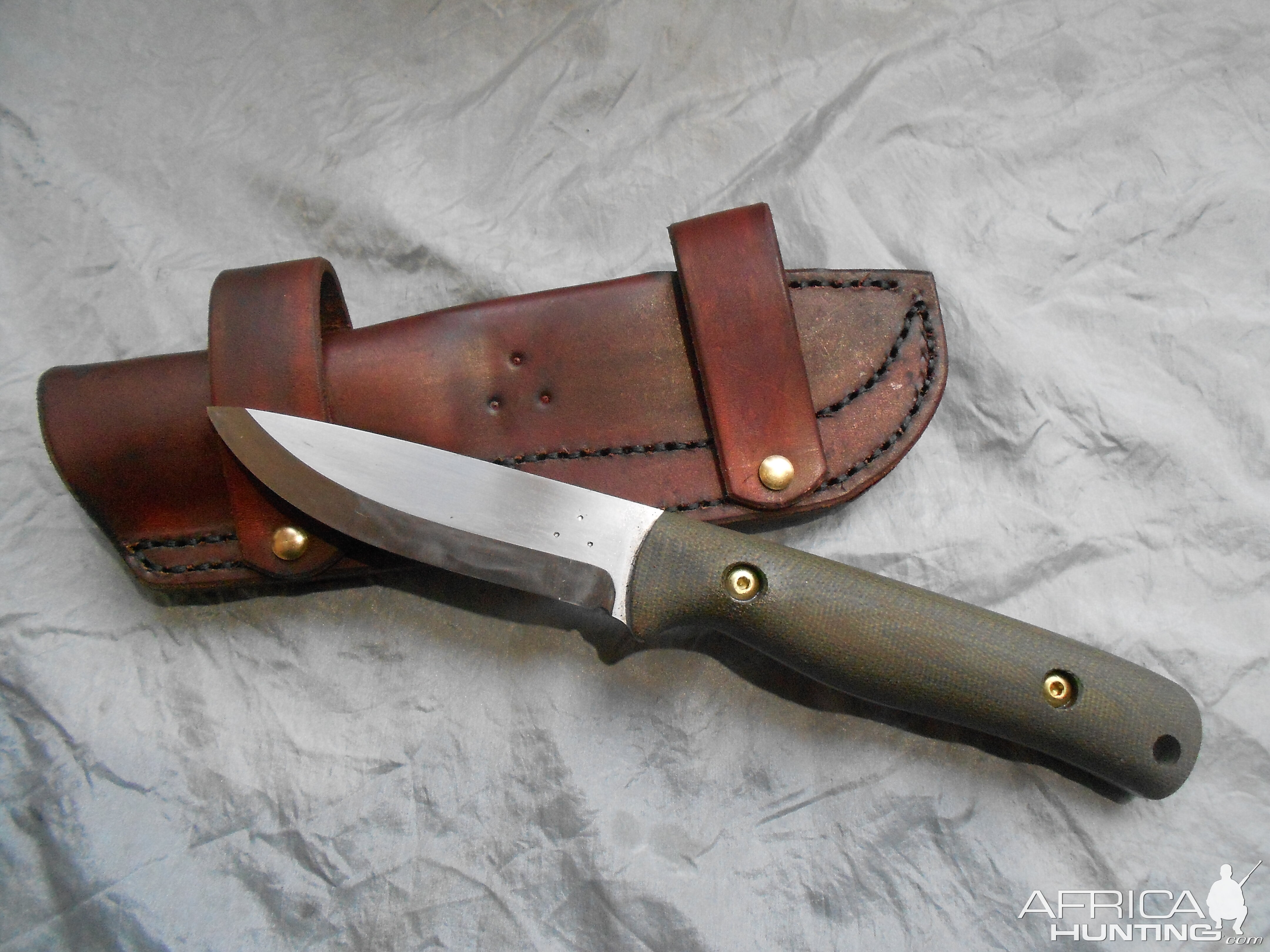 Safari Knife with Micarta handles