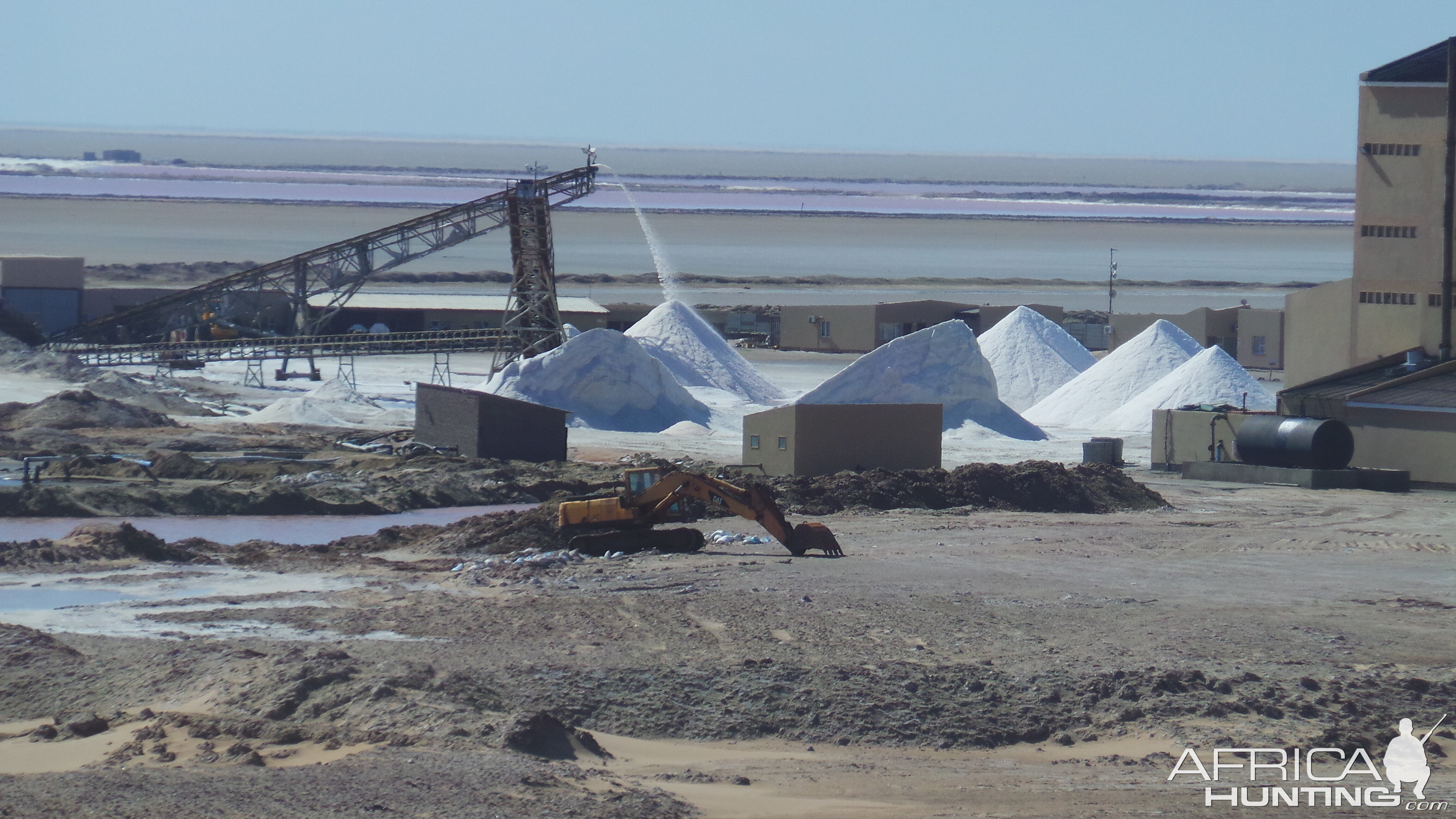 Salt Pan Walvis Bay Namibia