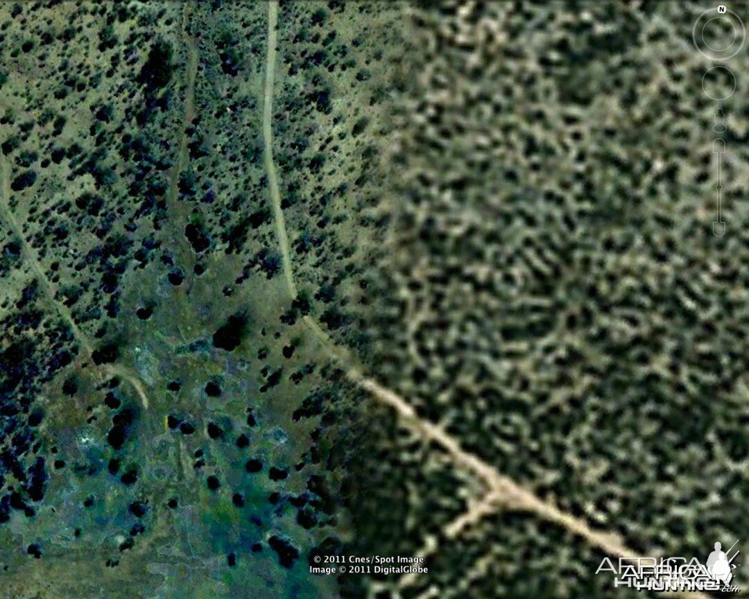 Satellite image from Google Earth