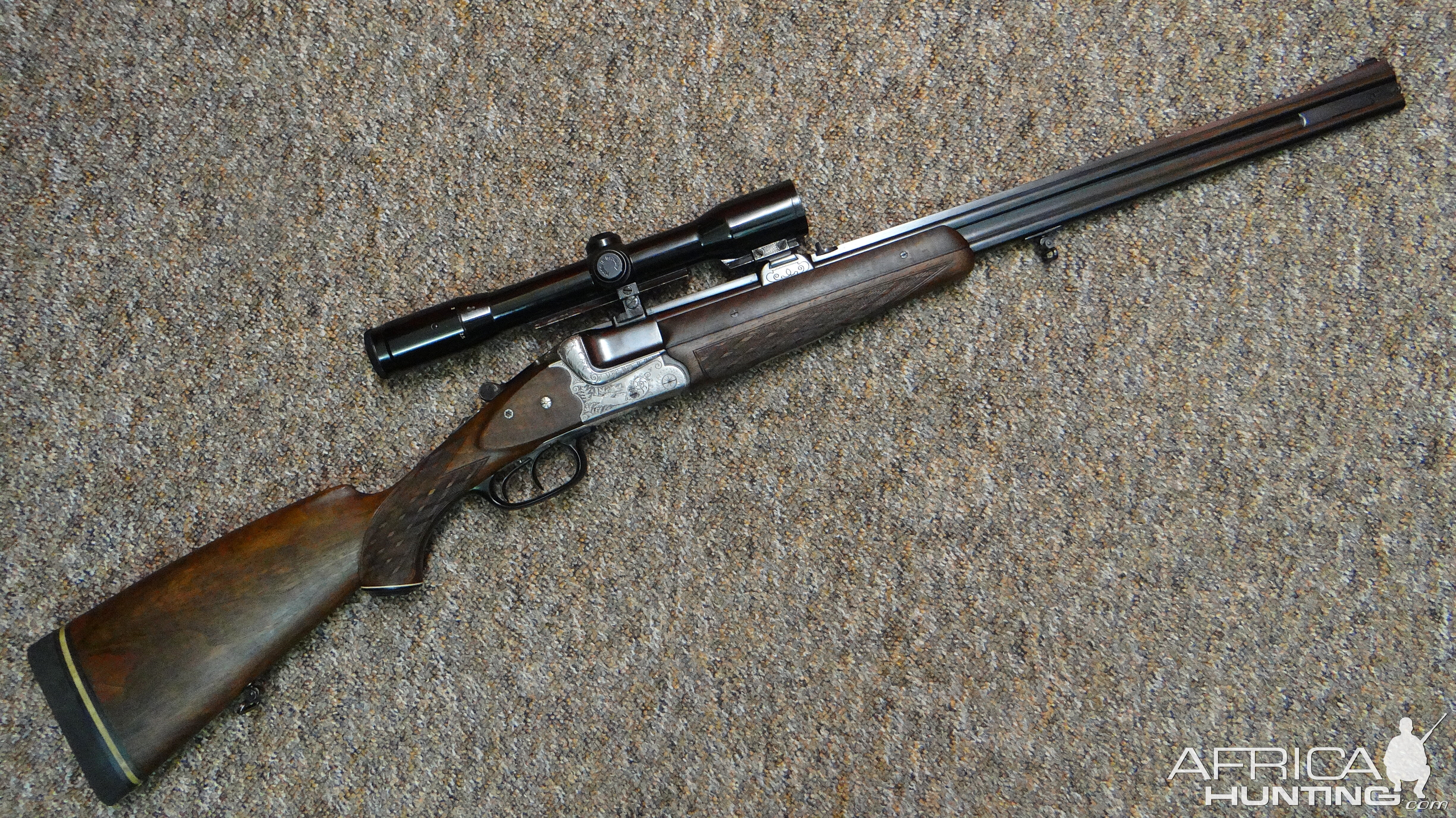 Small Bore Double Rifle O/U 7x65R Heym