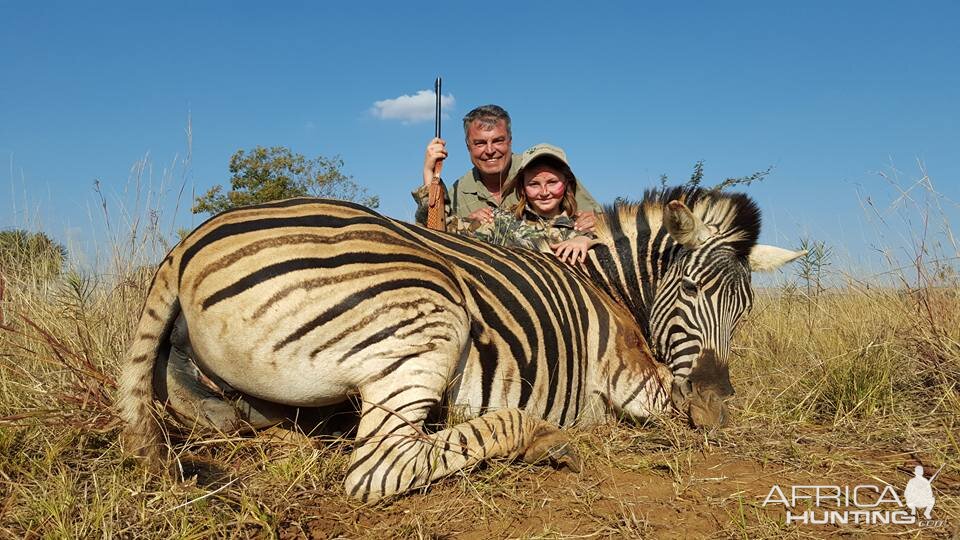 South Africa Burchell's Plain Zebra Hunt