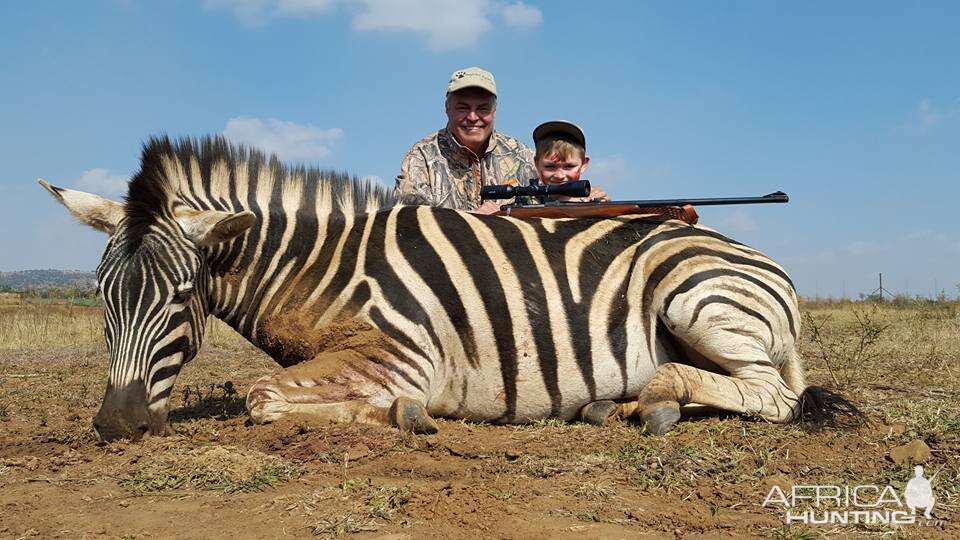 South Africa Burchell's Plain Zebra Hunt