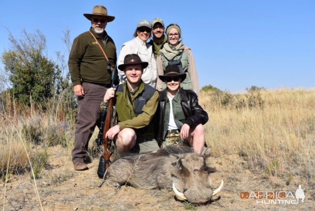 South Africa Hunt Warthog