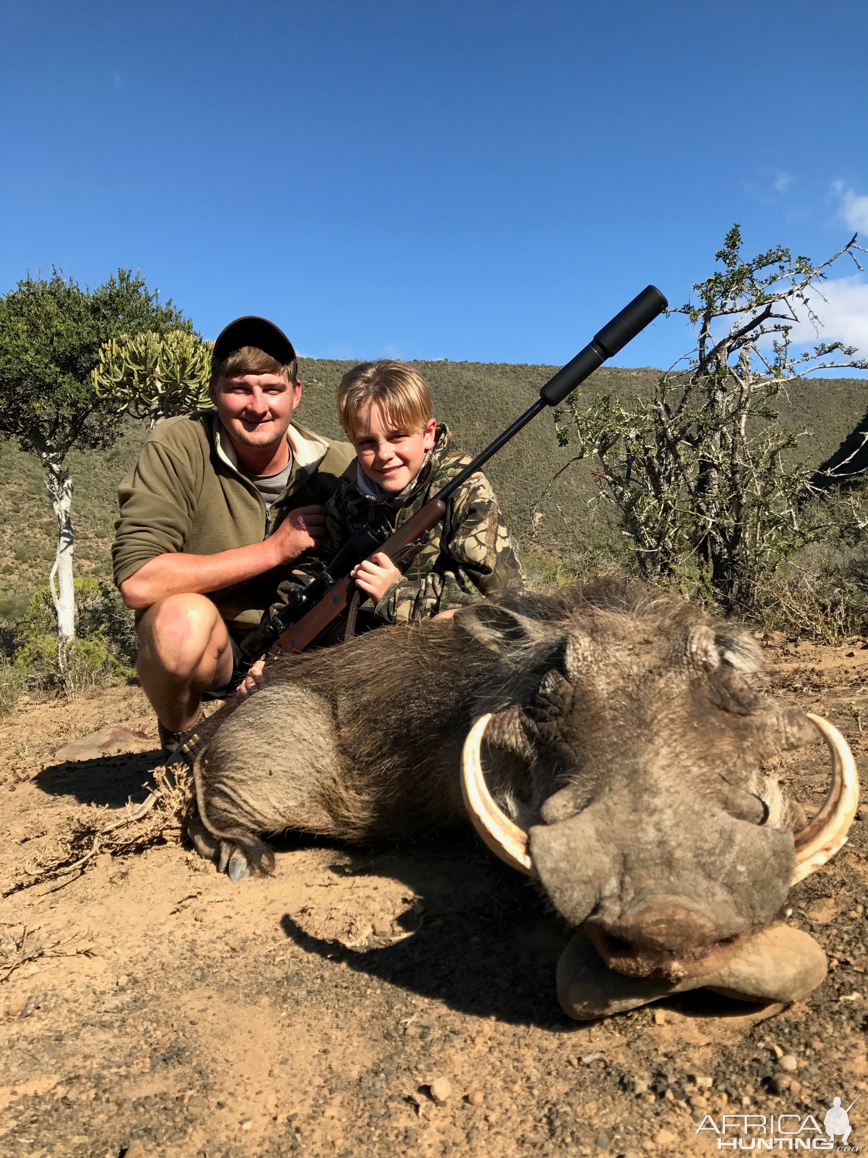 South Africa Hunt Warthog