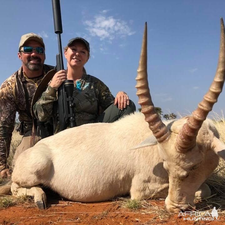 South Africa Hunt White Blesbok