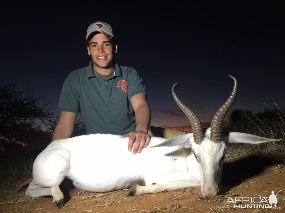 South Africa Hunt White Springbok