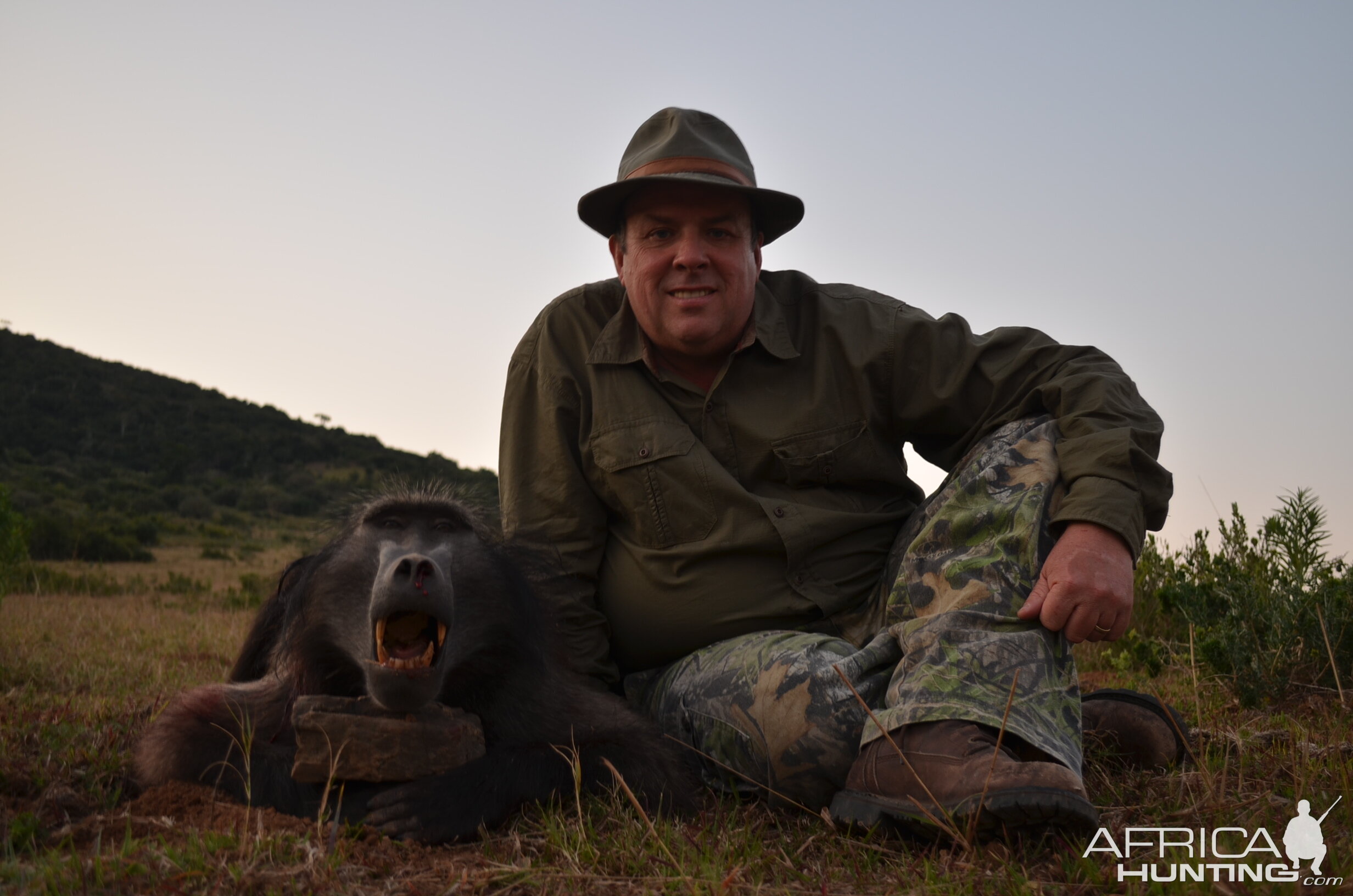 South Africa Hunting Baboon