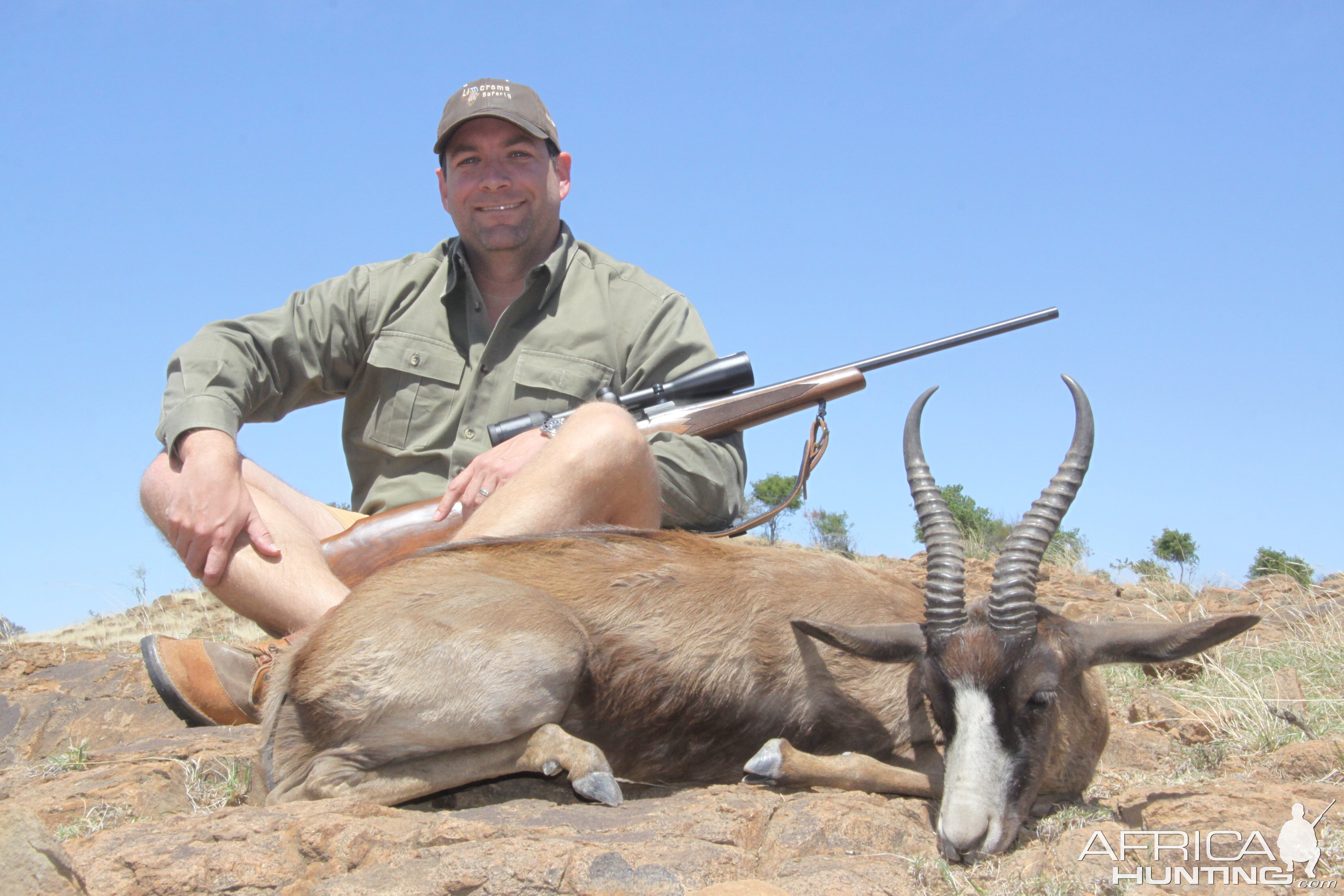 South Africa Hunting Black Springbok