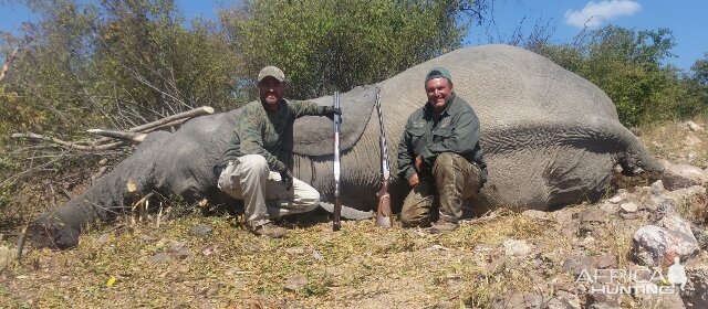 South Africa Hunting Elephant