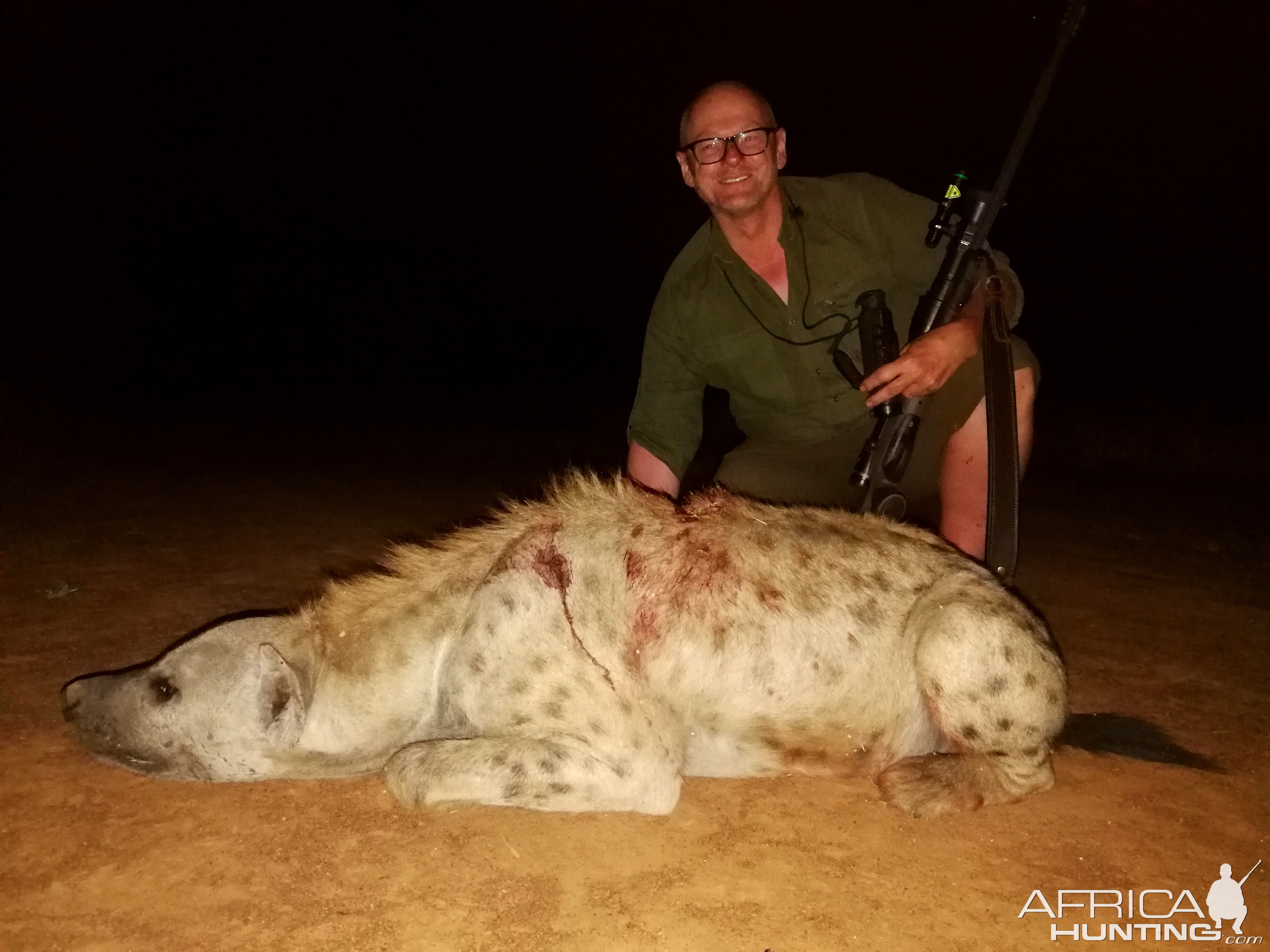 South Africa Hunting Spotted Hyena