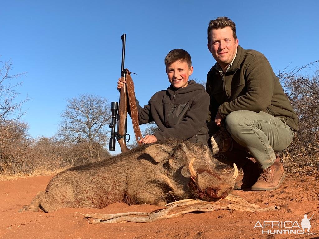 South Africa Hunting Warthog