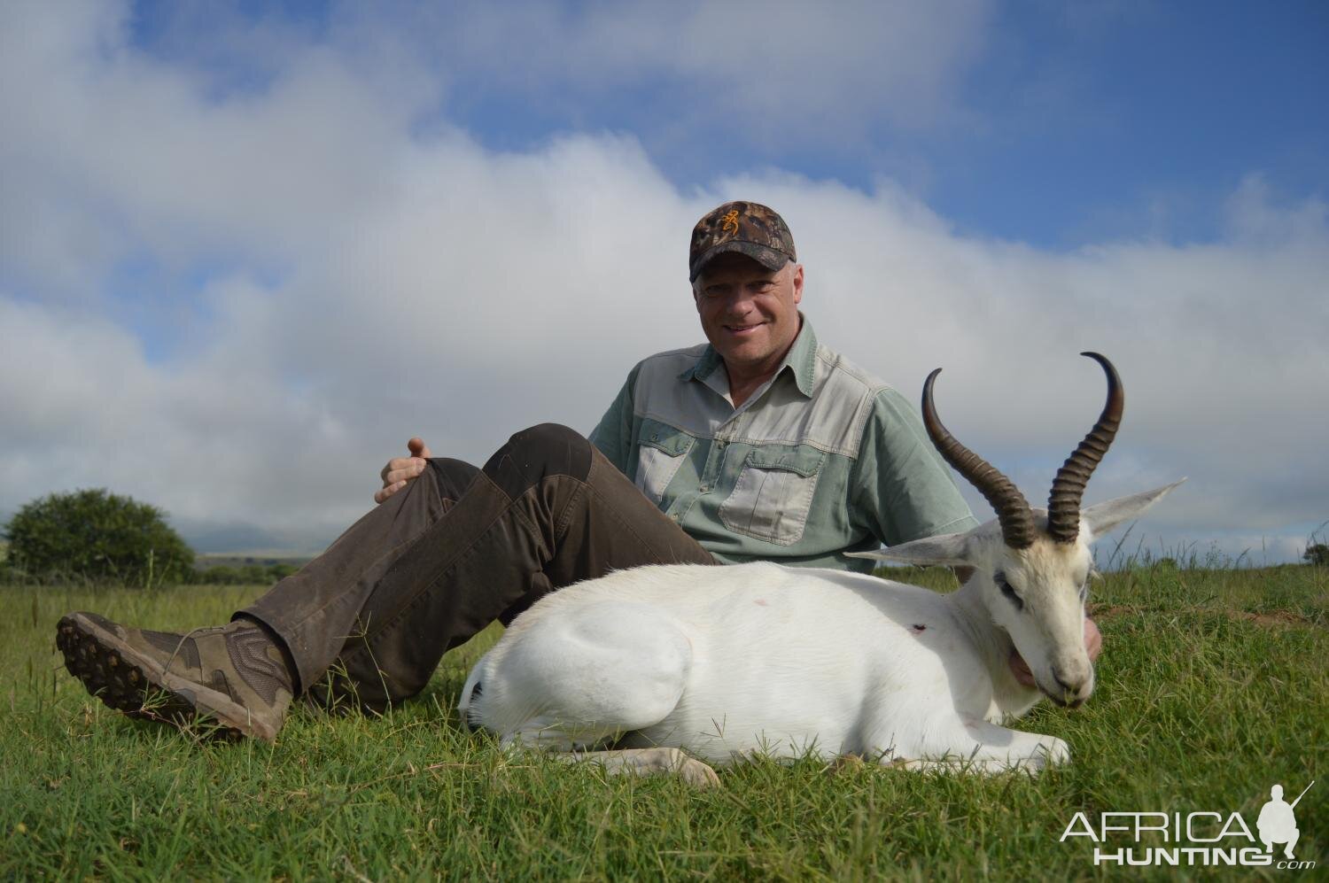 South Africa Hunting White Springbok