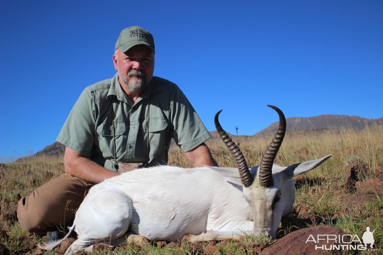 South Africa Hunting White Springbok