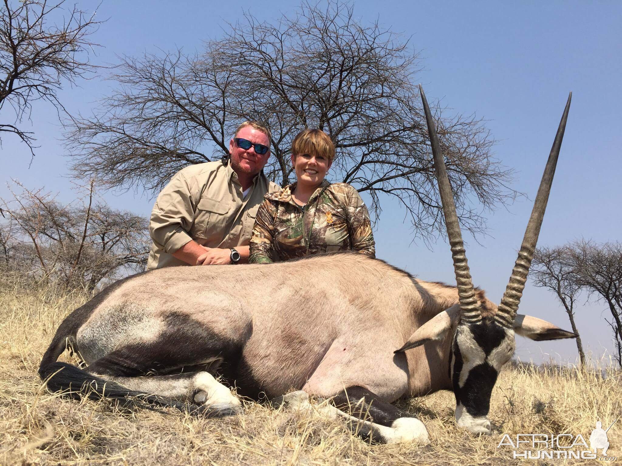 South Africa Huntng Gemsbok