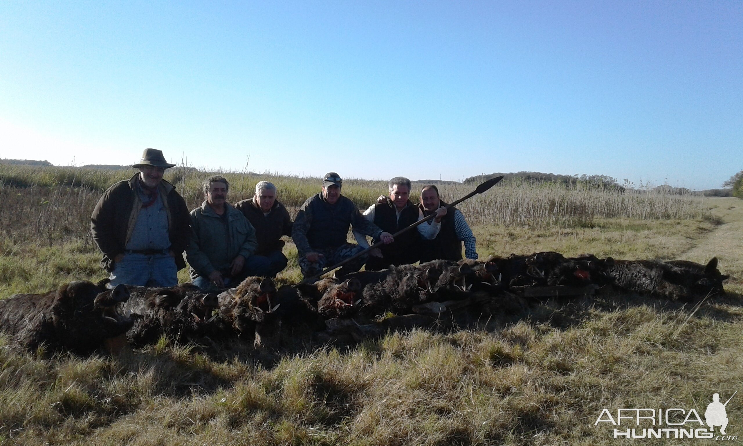 Spear Hunting Wild Boar in Argentina