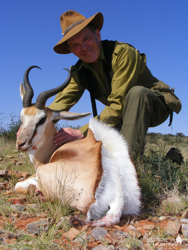 Springbok hunt with Wintershoek Johnny Vivier Safaris