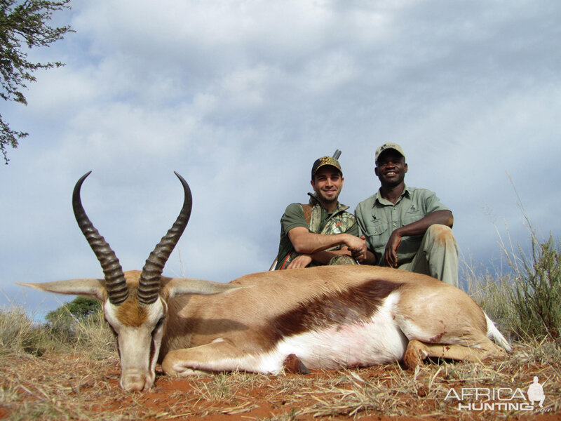 Springbok hunt with Wintershoek Johnny Vivier Safaris