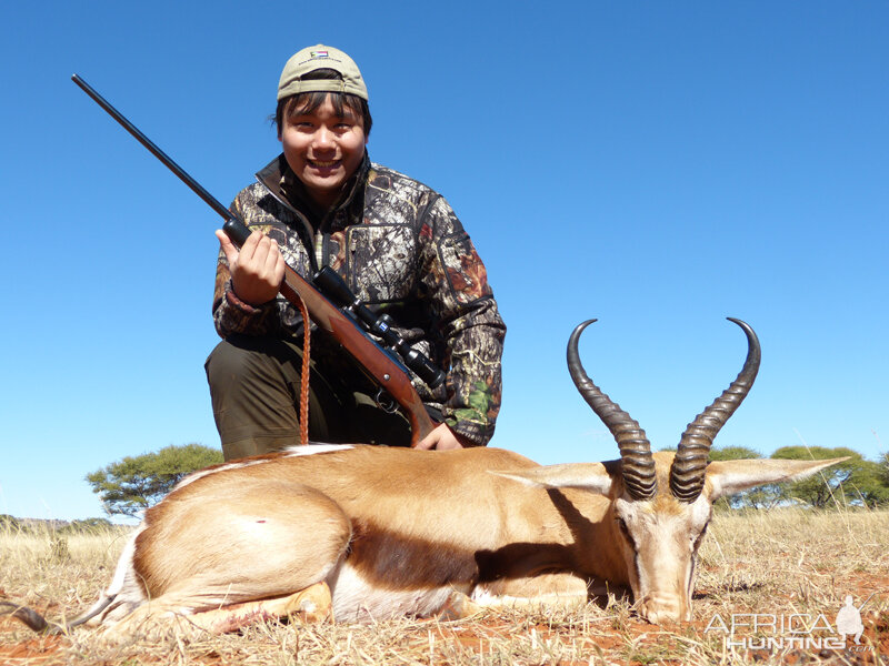 Springbok hunt with Wintershoek Johnny Vivier Safaris