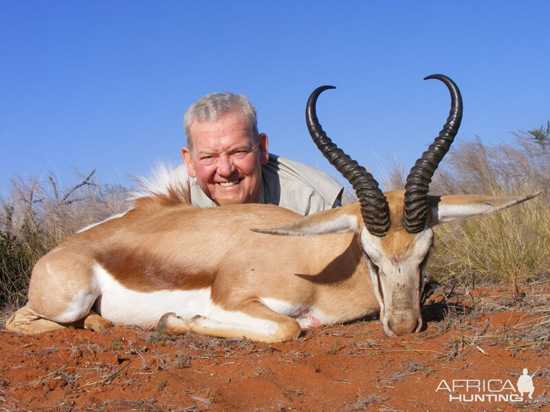 Springbok hunt with Wintershoek Johnny Vivier Safaris