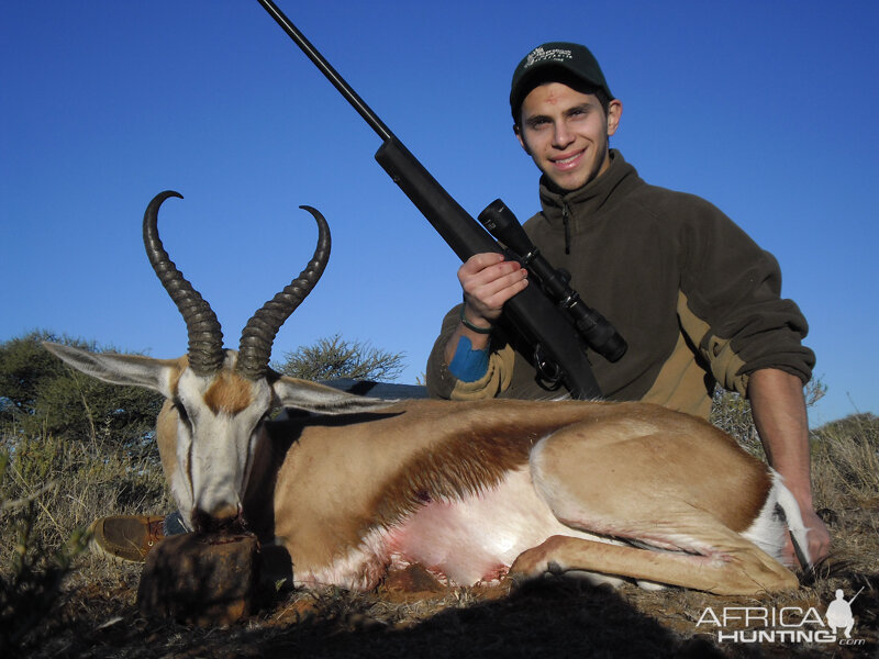 Springbok hunt with Wintershoek Johnny Vivier Safaris