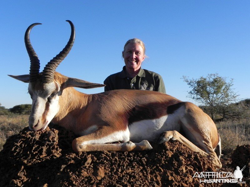 Springbok hunt with Wintershoek Johnny Vivier Safaris