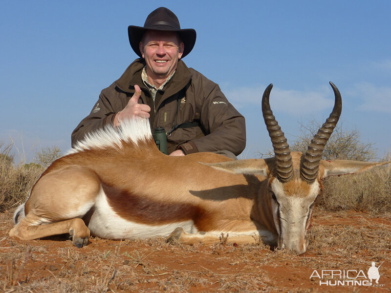 Springbok hunt with Wintershoek Johnny Vivier Safaris