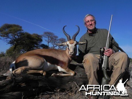 Springbok hunt with Wintershoek Johnny Vivier Safaris